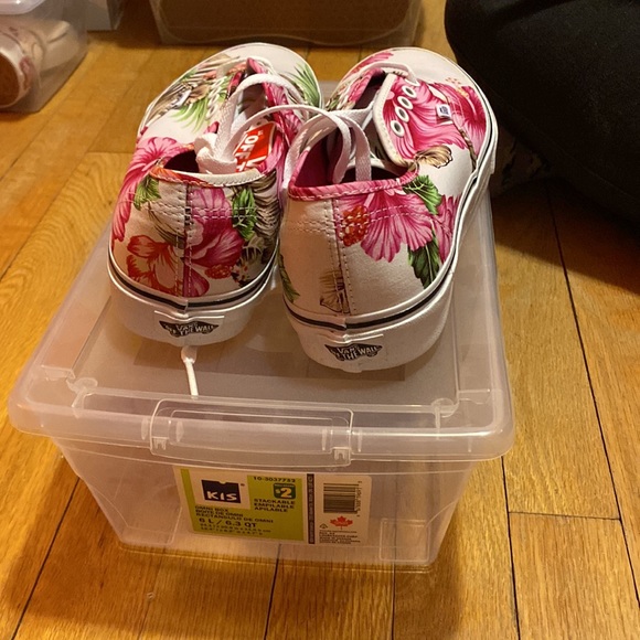 Vans floral size 8.5 - Picture 3 of 4